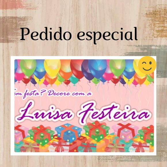 Pedido Personalizado Renata