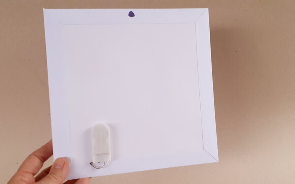 Porta Retrato Família em Papel Iluminado com Luzinhas de Led