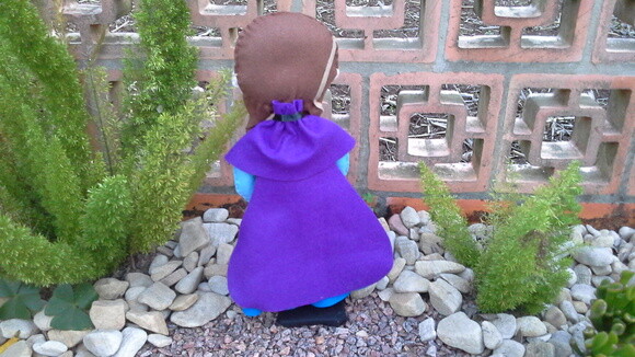 Princesa Ana de Frozen em Feltro