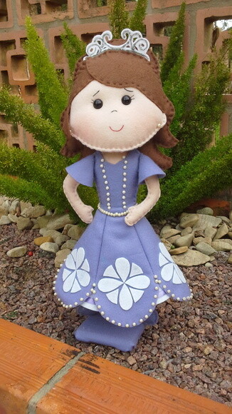 Princesa Sofia em Feltro