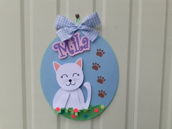 Quadrinho Personalizado de Papel Gatinho