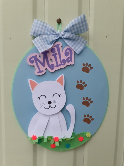 Quadrinho Personalizado de Papel Gatinho
