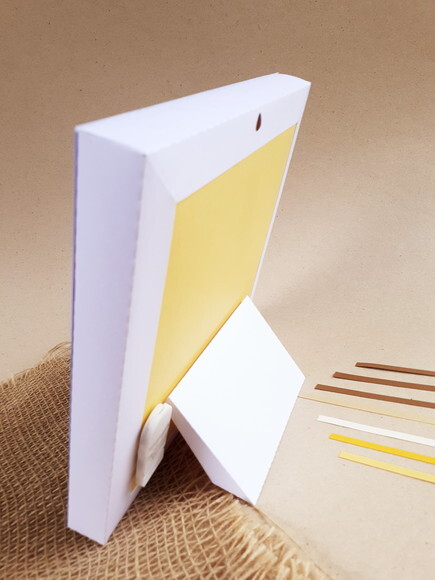 Quadro Jesus em Papel Iluminado com Luzinhas de Led