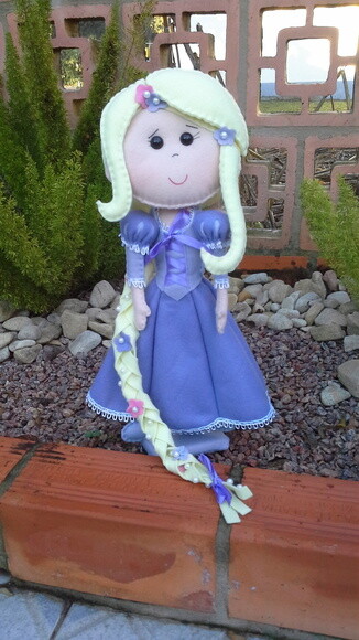 Rapunzel em Feltro