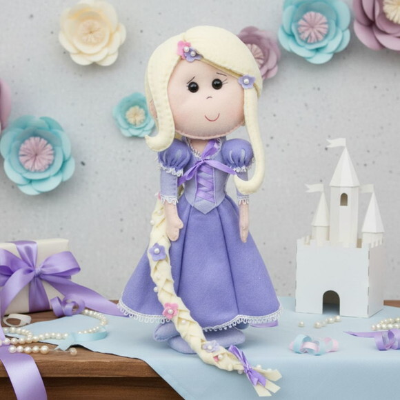 Rapunzel em Feltro