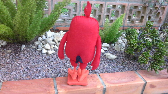 Red de Angry Birds em feltro