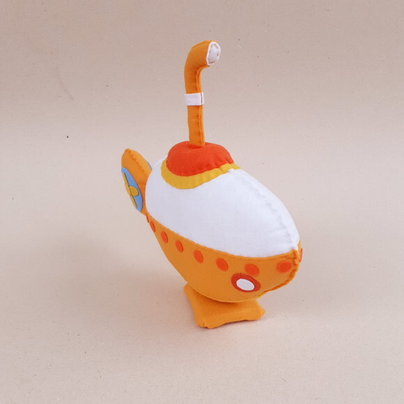 Submarino do Mundo Bita em feltro