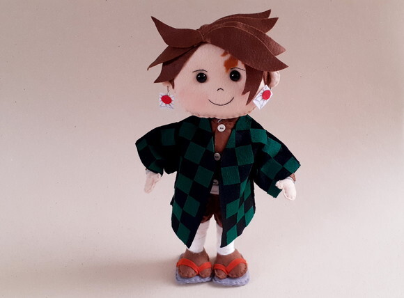 Tanjiro Kamado em Feltro