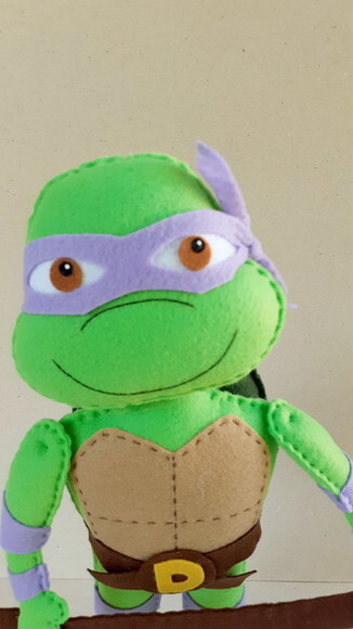 Tartaruga Ninja Donatello em Feltro