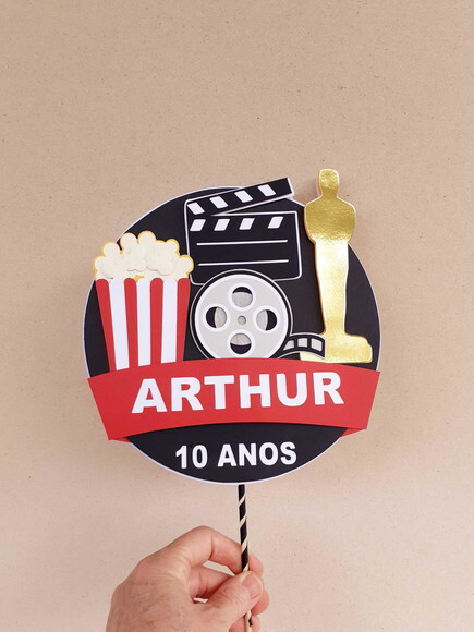 Topo Cinema Papelaria Personalizada