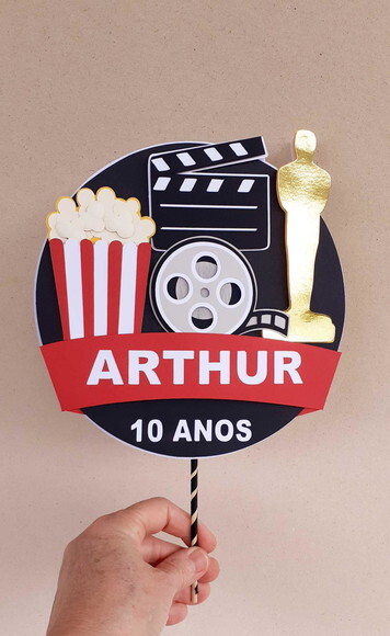 Topo Cinema Papelaria Personalizada