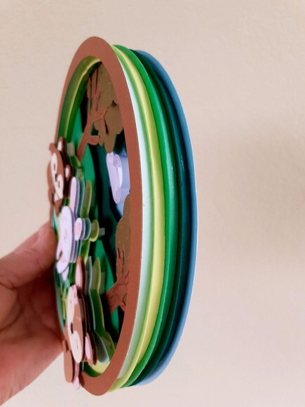 Topo/quadro Bichos do Bosque Papelaria Personalizada