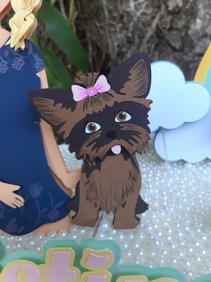Topper e Quadrinho Personalizado com Pet