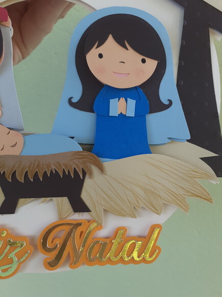 Topper Guirlanda Presépio de Natal