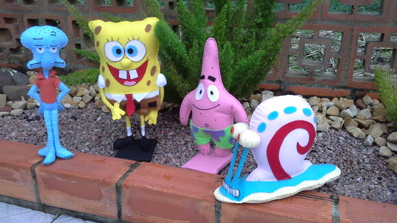 Turma do Bob Esponja em Feltro