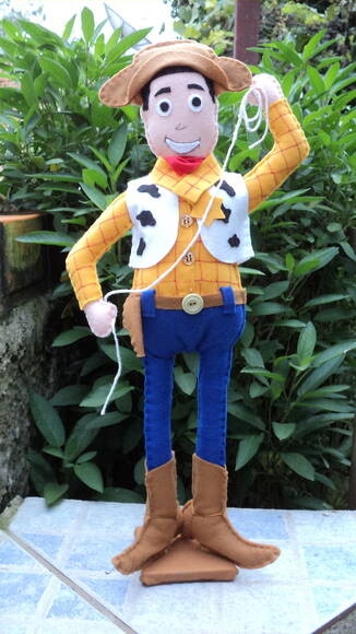 Woody e Buzz em Feltro