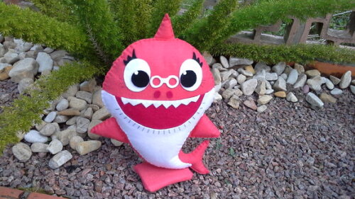 Baby Shark e Família em Feltro