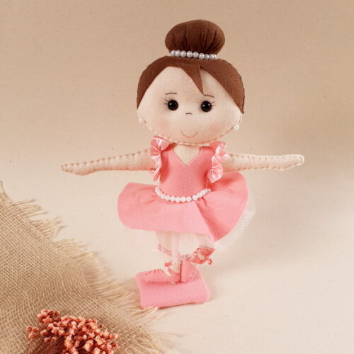 Bailarina em Feltro