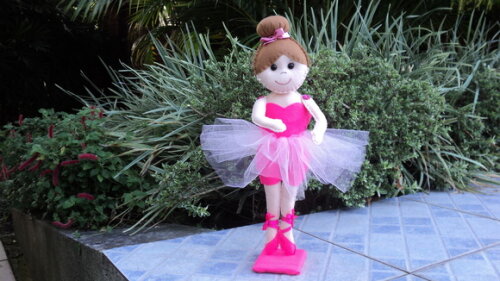 Bailarina em Feltro