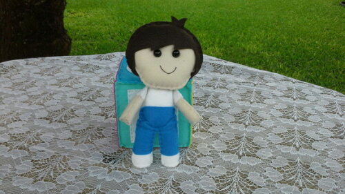 Boneca e Boneco do Mundo Bita em Feltro