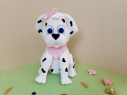 Cachorrinha Dálmata em Feltro