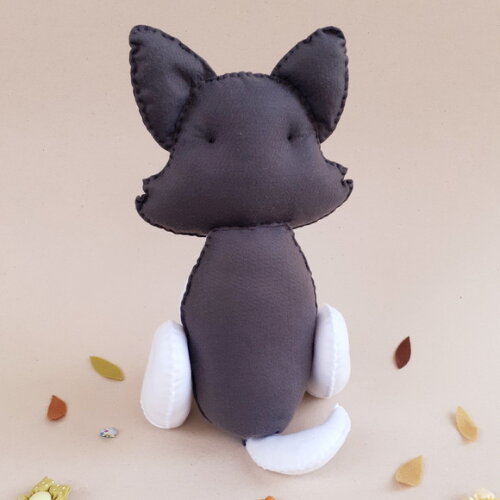 Cachorrinho Husky em Feltro