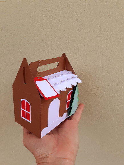Caixa Maleta Casinha De Natal 03 Peças