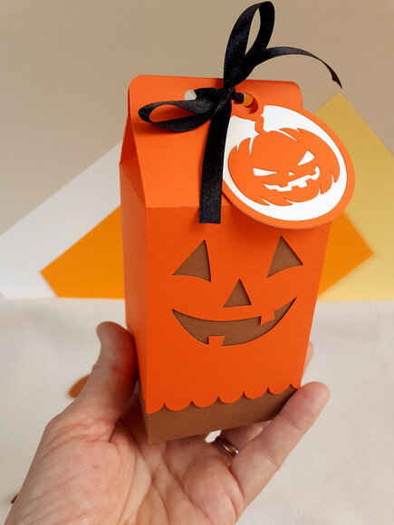 Caixa Milk Abóbora Halloween