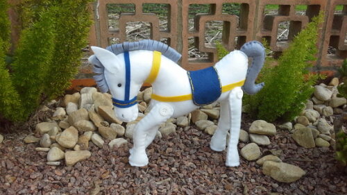 Cavalo em feltro