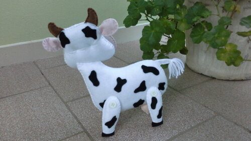 Cavalo e Vaquinha em Feltro