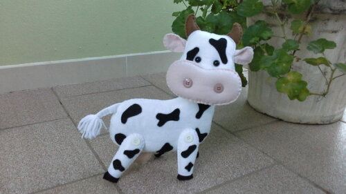 Cavalo e Vaquinha em Feltro