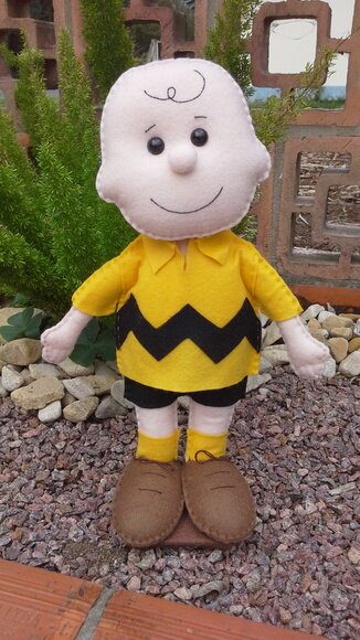 Charlie Brown em Feltro