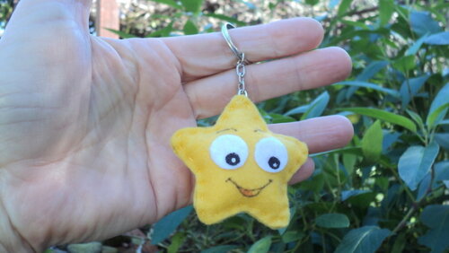 Chaveiro Estrelinha Amarela