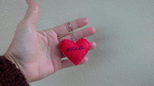 Chaveiro Coração Personalizado