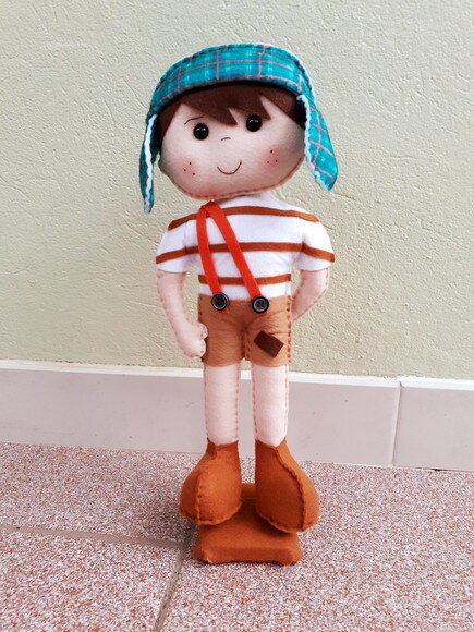 Chaves e Kiko em Feltro 02 Peças