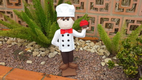Chef de Cozinha em Feltro