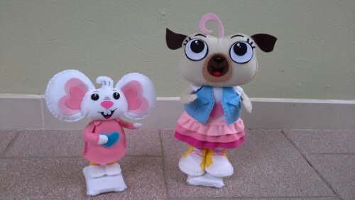 Chip e Potato em Feltro