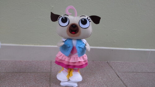 Chip e Potato com Capuz em Feltro