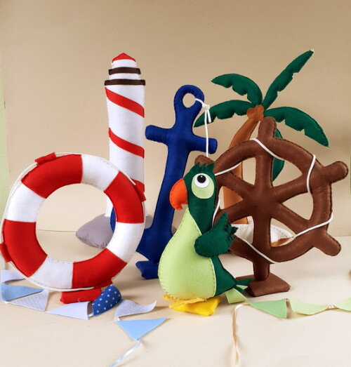 Decoração Marinheiro, Ilha e Farol