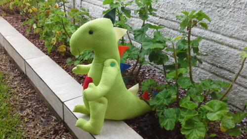 Dinossauro de pano