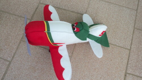 El Chupacabra Aviões em Feltro