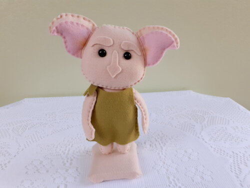 Elfo Dobby de Harry Potter em Feltro