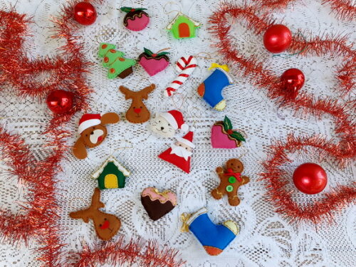 Enfeites De Natal 16 Peças