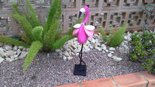 Flamingo em Feltro