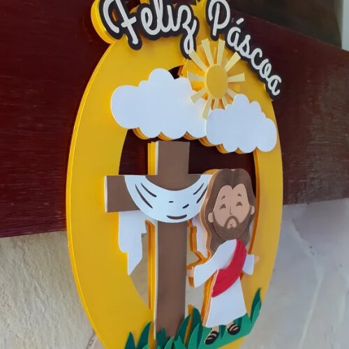 Guirlanda Páscoa Cristã