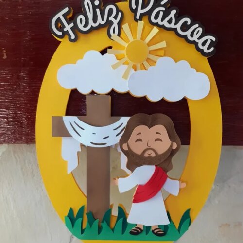 Guirlanda Páscoa Cristã