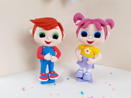 Jack e Jill Little Angel de Feltro