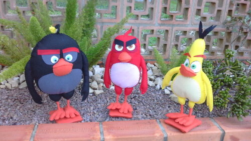 Kit Angry Birds em feltro
