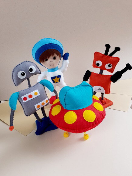Kit Astronauta, Astronave e Robôs