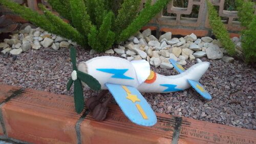 Kit Avião e Foguete de Feltro